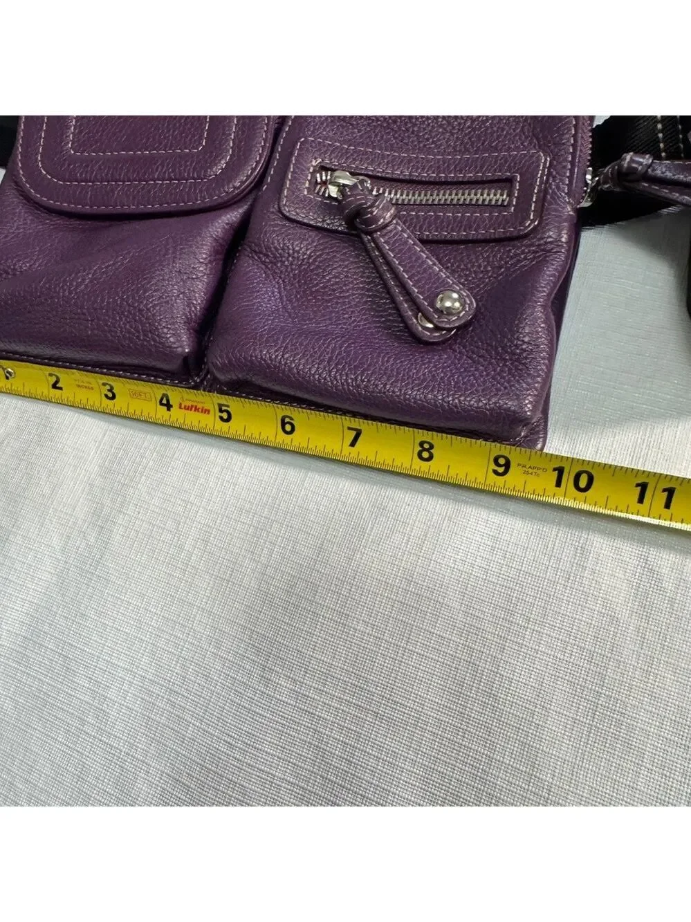 Danier Deep Purple Crossbody Belt Bag